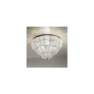 SIRU - Mennyezeti lámpa POUFF 3xE27/60W/230V króm/fehér Velencei üveg RC383-035BLL kép