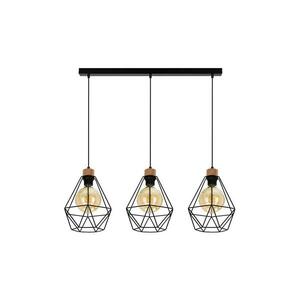 21822304-Csillár zsinóron DIAMENT 3xE27/60W/230V tölgy 21822304 kép
