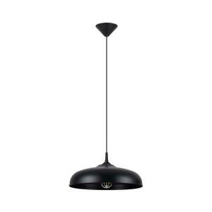 SL.1330 - Csillár zsinóron GINA 1xE27/15W/230V átm. 38 cm fekete SL.1330 kép