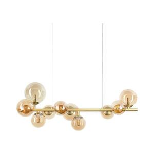 Ideal Lux - LED csillár kábelen PERLAGE 10xG9/3W/230V 81 cm arany/füst 322766 kép