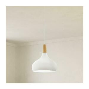 Eglo 901178-Függőlámpa kábelen SABINAR 1xE27/60W/230V átm.28cm fehér- 901178 kép