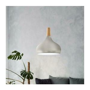 Eglo 901181 - Kábellel függesztett SABINAR csillár 1xE27/60W/230V, átm. 28 cm, ezüstszínű 901181 kép