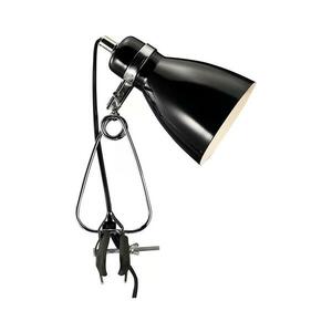 Nordlux - Csipeszes asztali lámpa CYCLONE 1xE14/15W/230V fekete 73072003 kép