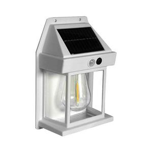 Greenlux LED napelemes fali lámpa szenzorral LANTER LED/1W/3, 7V IP44 fehér kép