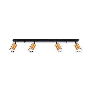 SL.1379 - Spotlámpa WINX 4xGU10/10W/230V fekete/réz SL.1379 kép