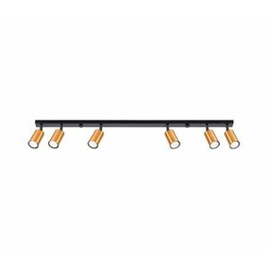 SL.1380 - Spotlámpa WINX 6xGU10/10W/230V fekete/réz SL.1380 kép
