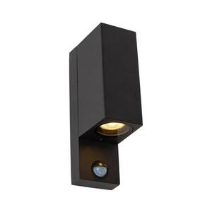 Lucide 69802/02/30 -Kültéri érzékelős lámpa ZARO 2xGU10/7W/230V IP65 fekete 69802/02/30 kép