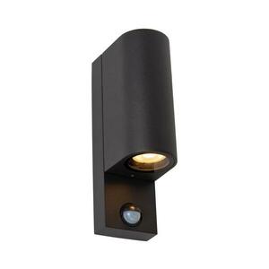 Lucide 69803/02/30 -Kültéri érzékelős lámpa ZARO 2xGU10/7W/230V IP65 fekete 69803/02/30 kép
