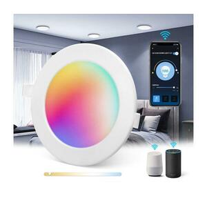 B.V. - LED RGBW Szabályozható beépíthető lámpa LED/15W/230V 2700-6500K Wi-Fi S10204HW6 kép