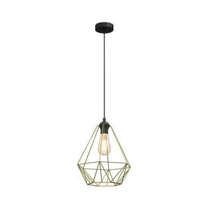 Csillár zsinóron BASKET 1xE27/60W/230V átm. 35 cm arany 654 kép