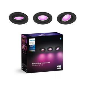 Philips Hue CENTURA 3xLED RGBW stmívatelné podhledové 1xGU10/4, 2W/230V 8720169318977 kép