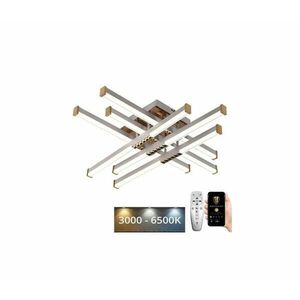 LED Dimmelhető felületre szerelhető csillár LED/90W/230V 3000-6500K + távirányítás J7314/W kép