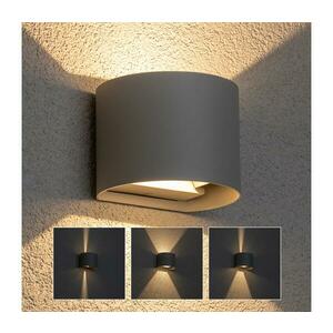 Brilagi - LED Kültéri fali lámpa RONDO LED/6W/230V szürke IP54 WO-HR60431-LED-OEM-SA kép