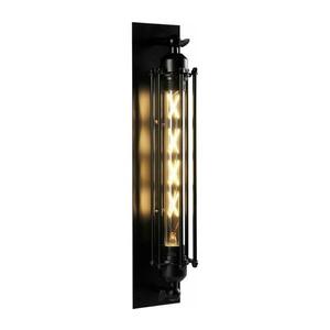 Fali lámpa RETRO 1xE27/20W/230V fekete 326584 kép