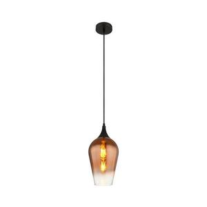 Globo 15552H1 - Csillár zsinóron LAVUS 1xE27/60W/230V átm. 18 cm réz 15552H1 kép