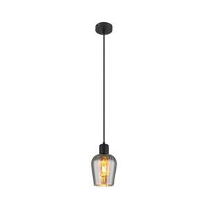 Globo 15627 - Csillár zsinóron RYAN 1xE27/40W/230V átm. 13, 5 cm fekete 15627 kép