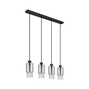 Globo 15799-4H - Csillár zsinóron BACKEY 4xE27/40W/230V fekete 15799-4H kép