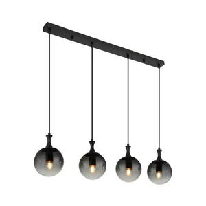 Globo 15885-4H - Csillár zsinóron DALTON 4xE27/10W/230V fekete 15885-4H kép