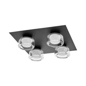 Ledvance -LED Fürdőszobai mennyezeti lámpa ORBIS FLAME 4xLED/5, 5W/230V IP44 fekete 4099854275999 kép