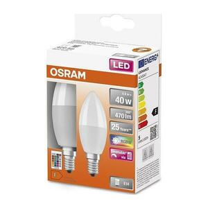KÉSZLET 2x LED RGBW Dimmelhető izzó B38 E14/4, 9W/230V 2700K + távirányító - Osram 4058075610149 kép