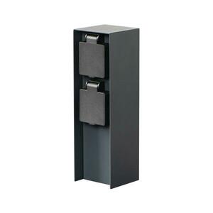 36585 - Kültéri csatlakozós oszlop DASTO 2Z Type E 230V IP44 antracit 36585 kép