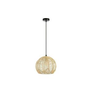 08258L - Csillár zsinóron PELO 1xE27/40W/230V átm. 30 cm rattan 08258L kép