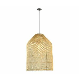 08259L - Csillár zsinóron PELO 1xE27/40W/230V átm. 35 cm rattan 08259L kép