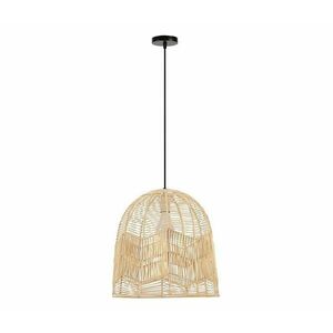 08262L - Csillár zsinóron PELO 1xE27/40W/230V átm. 40 cm rattan 08262L kép
