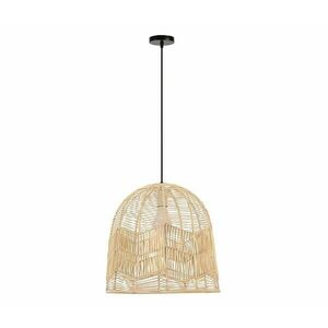 08263L - Csillár zsinóron PELO 1xE27/40W/230V átm. 50 cm rattan 08263L kép