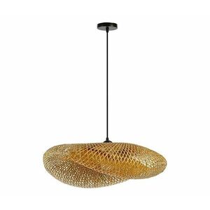 08270L - Csillár zsinóron HILO 1xE27/40W/230V átm. 80 cm bambusz 08270L kép
