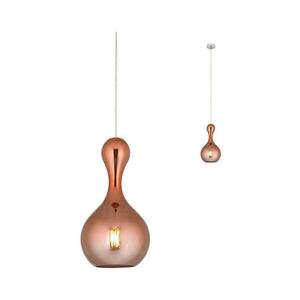 Redo 01-2257 - Csillár zsinóron LOB 1xE27/42W/230V átm. 18 cm réz 01-2257 kép