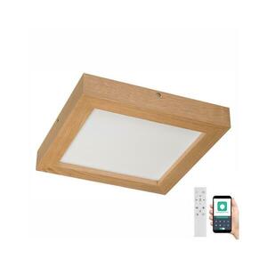 Brilagi-LED Dimmelhető lámpa WOODY FRAME LED/24W/230V tölgy 30x30 cm IP44 + távirányító 8590828607243 kép
