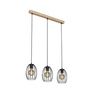 Brilo - Csillár zsinóron WAKTU 3xE27/60W/230V gumifa 4039-035 kép
