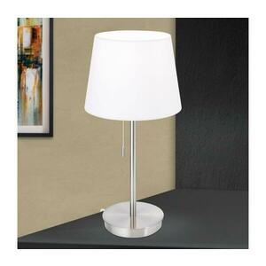 Orion LA 4-1205/1 - Asztali lámpa USB porttal LUDWIG 1xE27/40W/230V fehér/króm LA 4-1205/1 satin kép