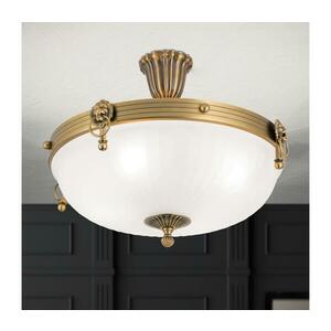 Orion DL 7-523/43 - Felületre szerelhető csillár ROCCA 4xE27/60W/230V átm. 43 cm bronz/fehér DL 7-523/43 bronze kép