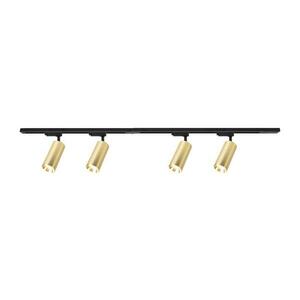 Spotlámpa sínrendszerrel MICA 4xGU10/10W/230V arany/fekete ML1152 kép