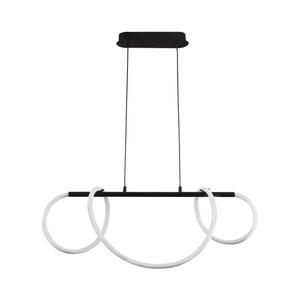 LED Csillár zsinóron EMMA LED/38W/230V fekete 329080 kép