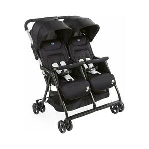 Chicco - Babakocsi ikreknek OHLALA TWIN Black Éjjel fekete 79279.0741 kép