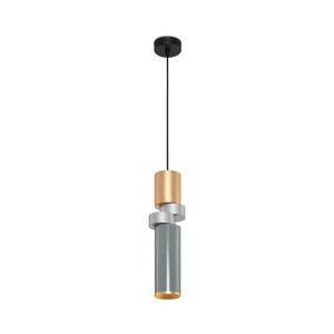 Maytoni MOD303PL-01CFL3 - Csillár zsinóron PALETTE 1xGU10/40W/230V arany/szürke MOD303PL-01CFL3 kép