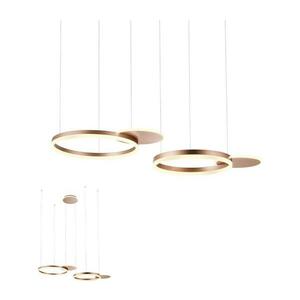 Redo 01-2607 - LED Dimmelhető csillár zsinóron SIGUA LED/99W/230V 3000K barna 01-2607 kép