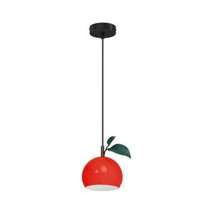 Csillár zsinóron APPLE 1xE27/15W/230V piros 8942 kép