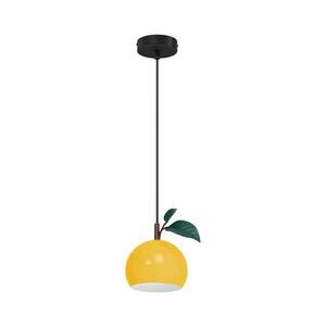Csillár zsinóron APPLE 1xE27/15W/230V sárga 8940 kép