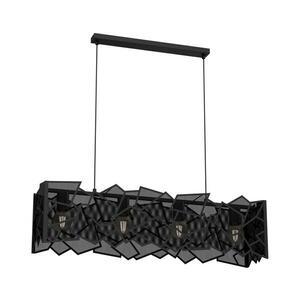 Csillár zsinóron CAMO 4xE27/15W/230V fekete 551 kép