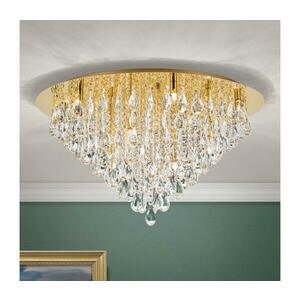 Orion DLU 2516/75-Kristály mennyezeti lámpa CELESTE 12xG9/40W/230V átm. 75 cm arany DLU 2516/75 gold kép