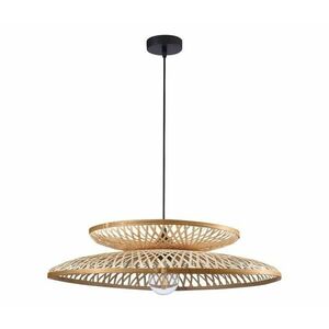 Csillár zsinóron BALI 1xE27/20W/230V átm. 60 cm bambusz 329103 kép