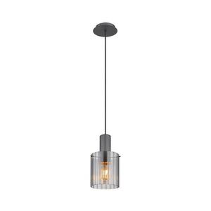 Globo 15904HS - Csillár zsinóron TULIVAR 1xE27/40W/230V átm. 18 cm szürke 15904HS kép