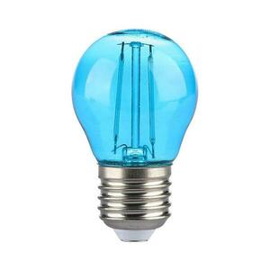 LED Izzó FILAMENT G45 E27/2W/230V kék 217412 kép