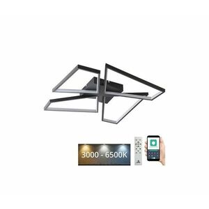 LED állítható mennyezeti lámpa 115W 230V 3000-6500K fekete + DO TA1312/B kép