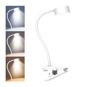 WO3001-W- LED Dimmelhető flexibilis lámpa klipsszel LED/2W/5V 3000/4000/6500K fehér WO3001-W kép
