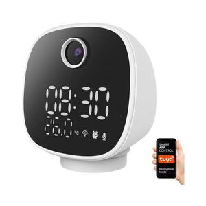 1D81- Okos kamera hőmérővel, ébresztőórával és LED lámpával 1296p Wi-Fi Tuya IP65 1D81 kép